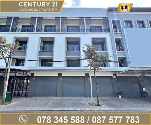 🏠 ផ្ទះអាជីវកម្ម (SH) សម្រាប់ជួល ក្នុងបុរី ជីបម៉ុង 598 ផ្លូវឯកឧត្តមជាសុផារ៉ា