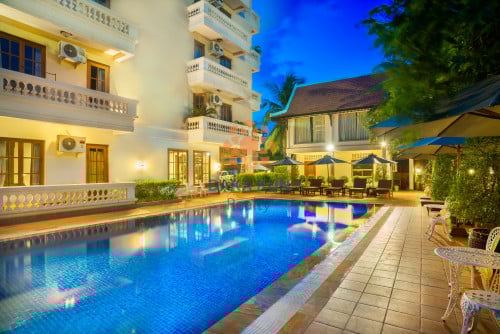 4 Bedrooms Apartment with Swimming Pool for Rent in Siem Reap-Sala Kamreuk