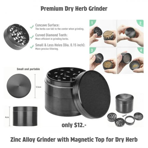 Premium Dry Herb Grinder