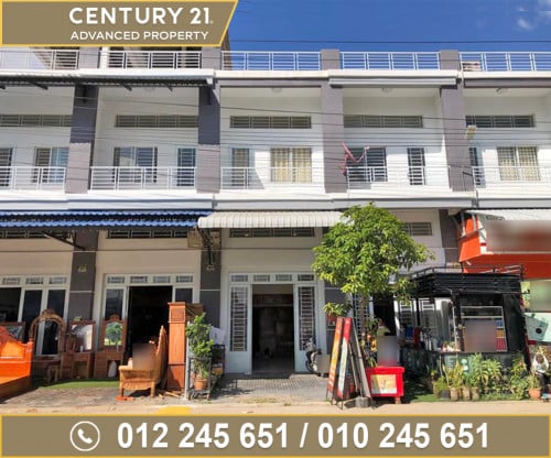 🏘 ផ្ទះល្វែង ក្នុងបុរី ពិភពថ្មីចំការដូង3 ត្រូវការលក់បន្ទាន់ខ្លាំង