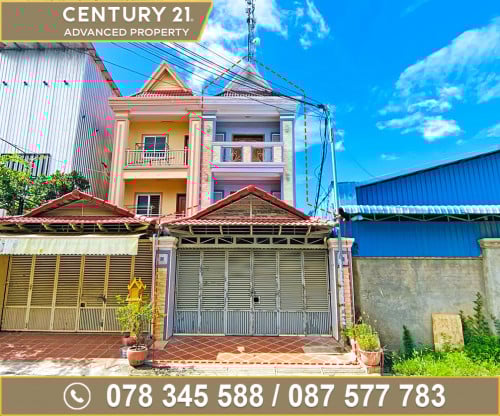 🏡 ផ្ទះល្វែង (ខាង) សម្រាប់ជួល នៅជិត​ផ្សារ​អ៊ីអន2 ខណ្ឌឫស្សីកែវ