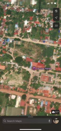 ដីជាប់វត្តគោកចក ក្រុងសៀមរាប