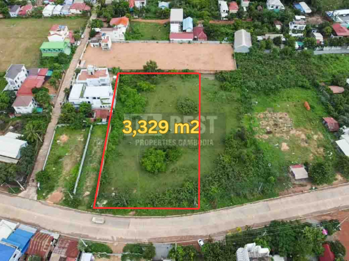 DABEST PROPERTIES: Land for Sale in Siem Reap-Near Singapore School/ដីលក់ក្នុងក្រុងសៀមរាប-សាលាកំរេីក