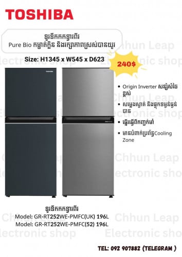 TOSHIBA GR- RT252WE (196L)