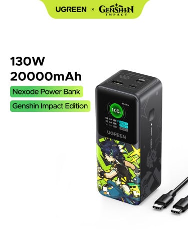 UGREEN 20000mAh 130W Genshin Fast Charging Power Bank 35524GI