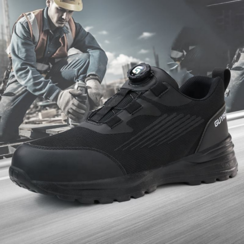 ស្បែកជើងសុវត្ថិភាពម៉ាក Guyisa / Safety Boot With Metal Head and Metal Sole