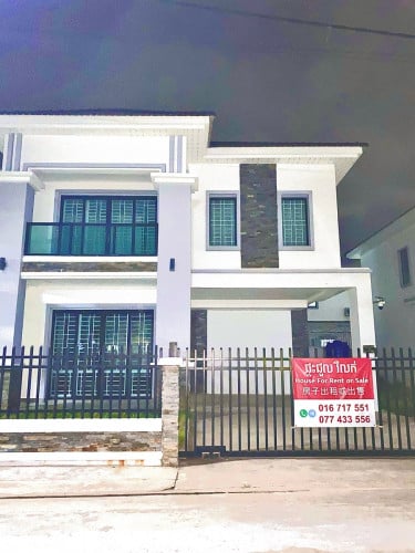 ផ្ទះវិឡាសម្រាល់ជួល -Villa for Rent