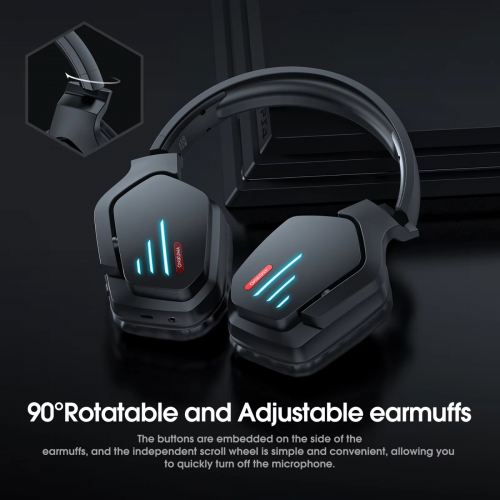 Adjustable Over Headphone Gaming Bluetooth Headset