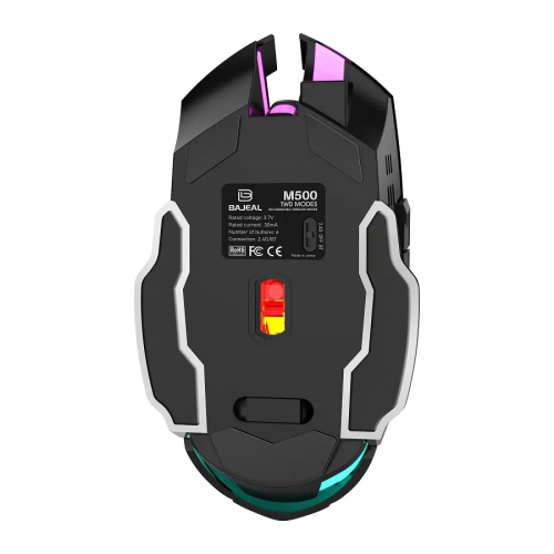 Mouse Wireless + Bluetooth RGB Color