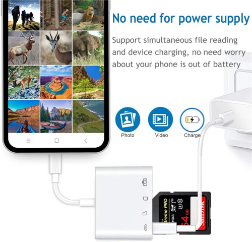 Type C Card reader 4 in 1