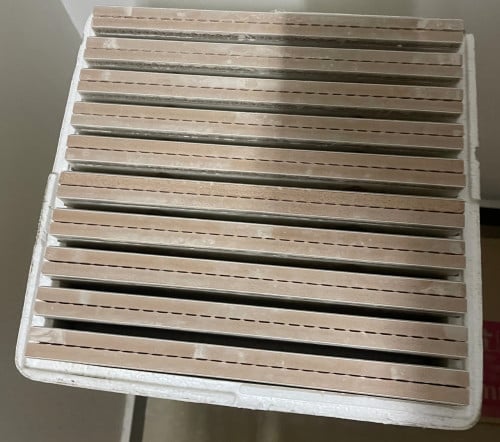 ជ្រីក្បាលការ៉ូ ថ្មី 10x30 តឹក ក្បាច់  លក់ចោលអត់ប្រើ