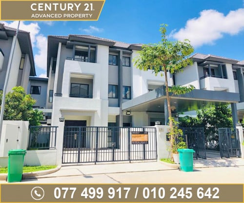 🏘​ វីឡាភ្លោះ (Twin) ក្នុងបុរី ជីបម៉ុង60ម ត្រូវការលក់បន្ទាន់ខ្លាំង