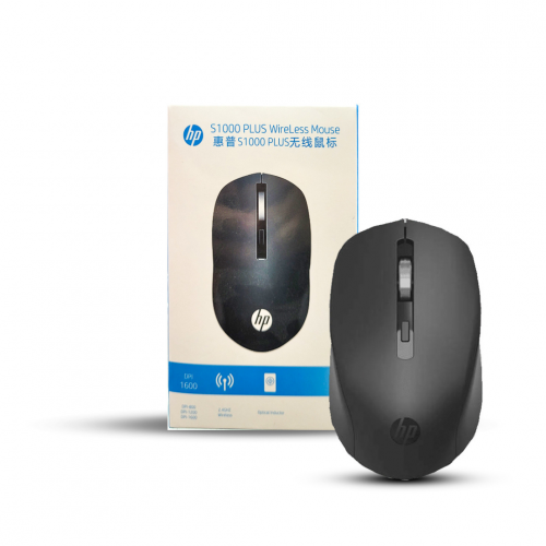 HP Mouse Wireless S1000 Plus Optical 2.4Ghz. 1600DPI Silent BT