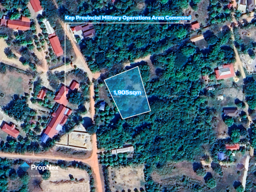 Land For Sale Near Kep City & Mountain – Ideal for Vacation or Retirement Home