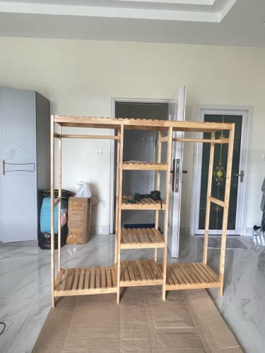 Wood rack for closet