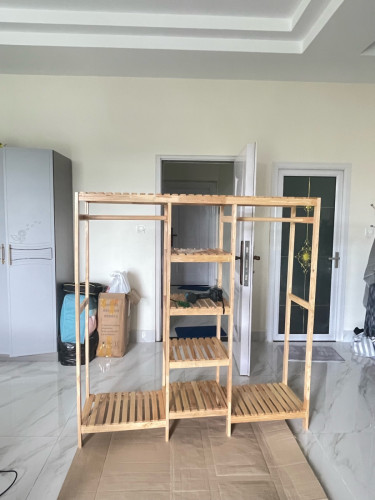 Wood rack for closet