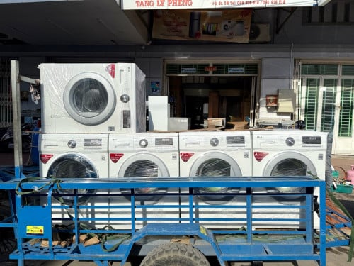 ម៉ាសុីនបោក 8kg & 9kg LG សេរីចុចប៊ូតុង ធន់ប្រើ