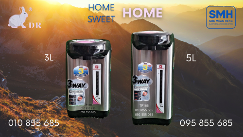 បំពង់ទឹកក្តៅអគ្គីសនី_អ៊ីណុក InternationalDR Electric Air Pot _ 3L / 5L _ INOX (NEW)