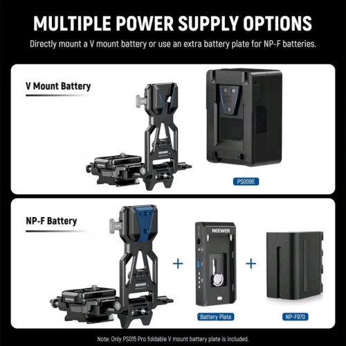 Foldable V-Mount Cage RS4 RS3 Gimbal tripod