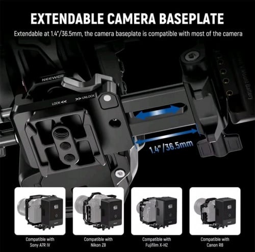 Foldable V-Mount Cage RS4 RS3 Gimbal tripod