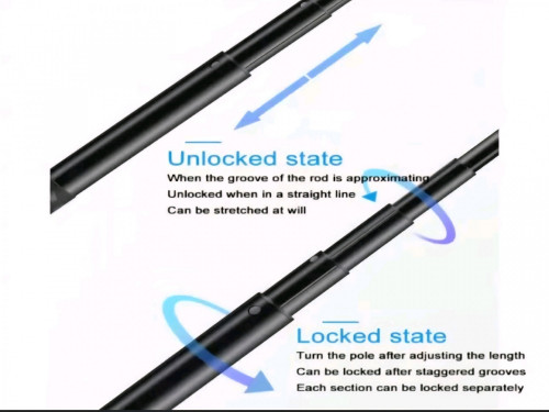 Selfie Stick Tripod Handle 111cm for Insta 360 One/One X/One R, dji