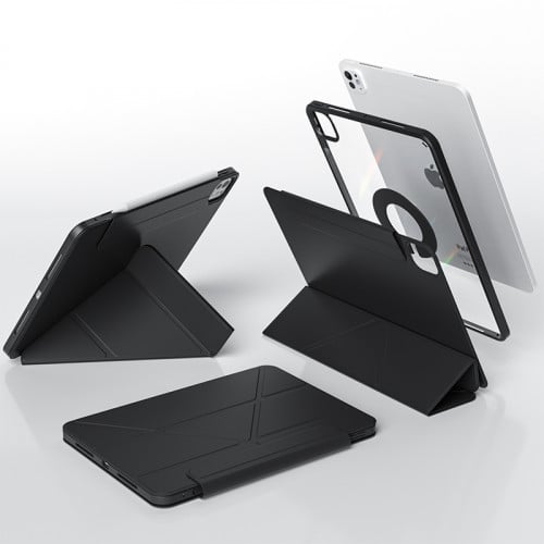 ស្រោម iPad 360° Detachable Y-Fold Stand Case