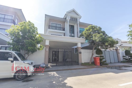 4 បន្ទប់គេង ធ្វីនវីឡា (Twin Villa) សម្រាប់លក់ក្នុងបុរីប៉េងហួតបឹងស្នោរ​