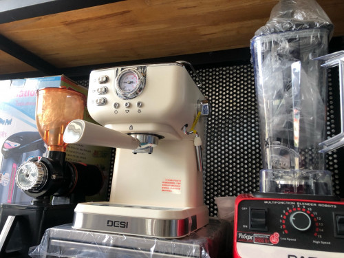 Set machine coffee, grinder, blender