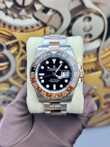 (Original) Rolex GMT-MASTER II Root Beer Two-tone Rose Gold