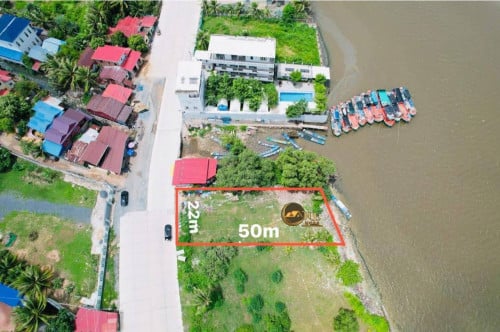 🎊ខេត្តកំពត ដីលក់ជាប់ព្រែកជិតឆ្នេរកោះស្មៅ🎁