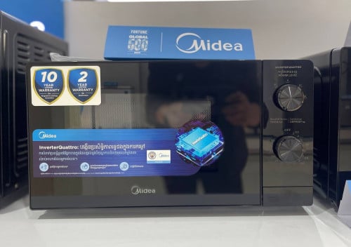 Midea 20L Black Inverter Microwave Oven