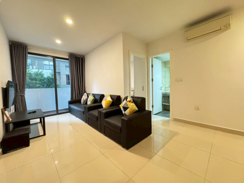 Modern 2-Bedroom Condo for Rent at The Bridge, Tonle Bassac