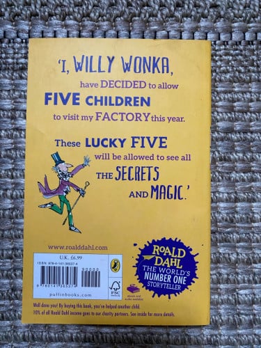 Charlie and the Chocolate Factory, by: Roald Dahl