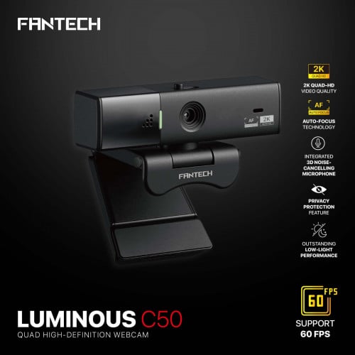 Fantech LUMINOUS C50 Webcam 2K