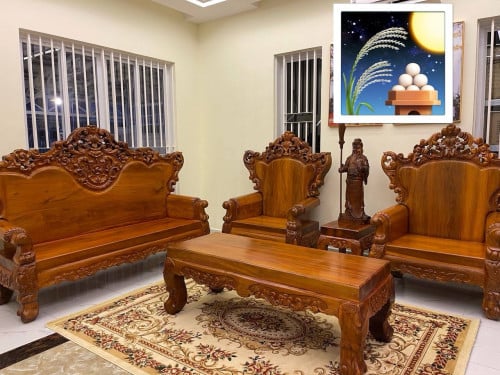 សាឡុងឈើម៉ូតបារាំង