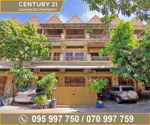 🏡ផ្ទះល្វែង ក្នុងបុរី ពិភពថ្មីឈូកមាស ជិតផ្សារឈូកមាស ត្រូវការលក់បន្ទាន់ខ្លាំង