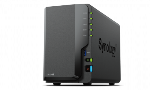 Synology DiskStation DS225+ 2Bays NAS, RAM 2GB(Up to 6GB)