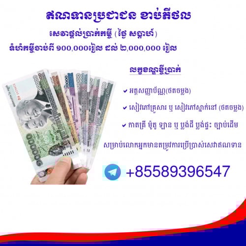 សេវាប្រាក់កម្ចី