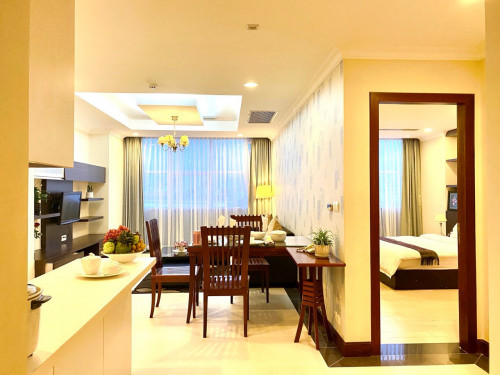 Luxury One bedroom for rent at Toul Kork ๐