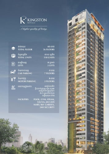 Kingston Royale Boeng Tompun - 50% off on interior design when buy from CondoLoka x REAKH