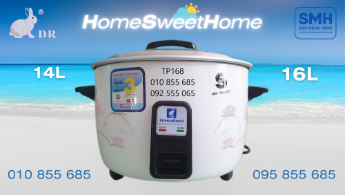 ឆ្នាំងដាំបាយអគ្គីសនី International DR Rice Cooker _ 14L / 16L (NEW)