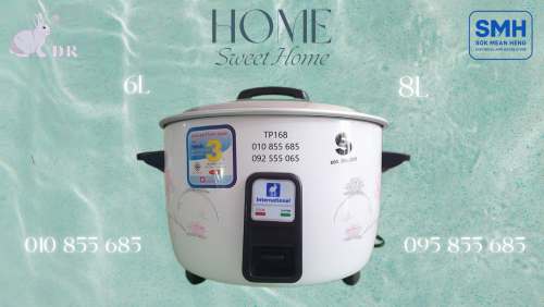 ឆ្នាំងដាំបាយអគ្គីសនី International DR Rice Cooker _ 6L / 8L (NEW)
