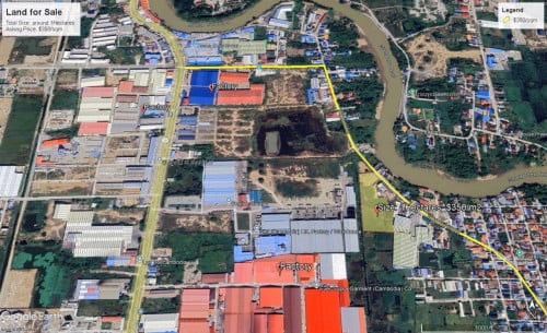 ដីលក់ព្រែកកំពឹស_Land for Sale 9272m2
