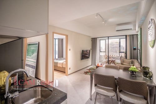 Brand New 2 Bedroom Serviced Apartment For Rent in BKK1