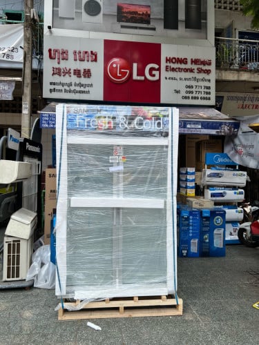 LG GC-Q257CQES(ទូរទឹកកកទ្វារ3 519L /new Refrigerator 3doors)