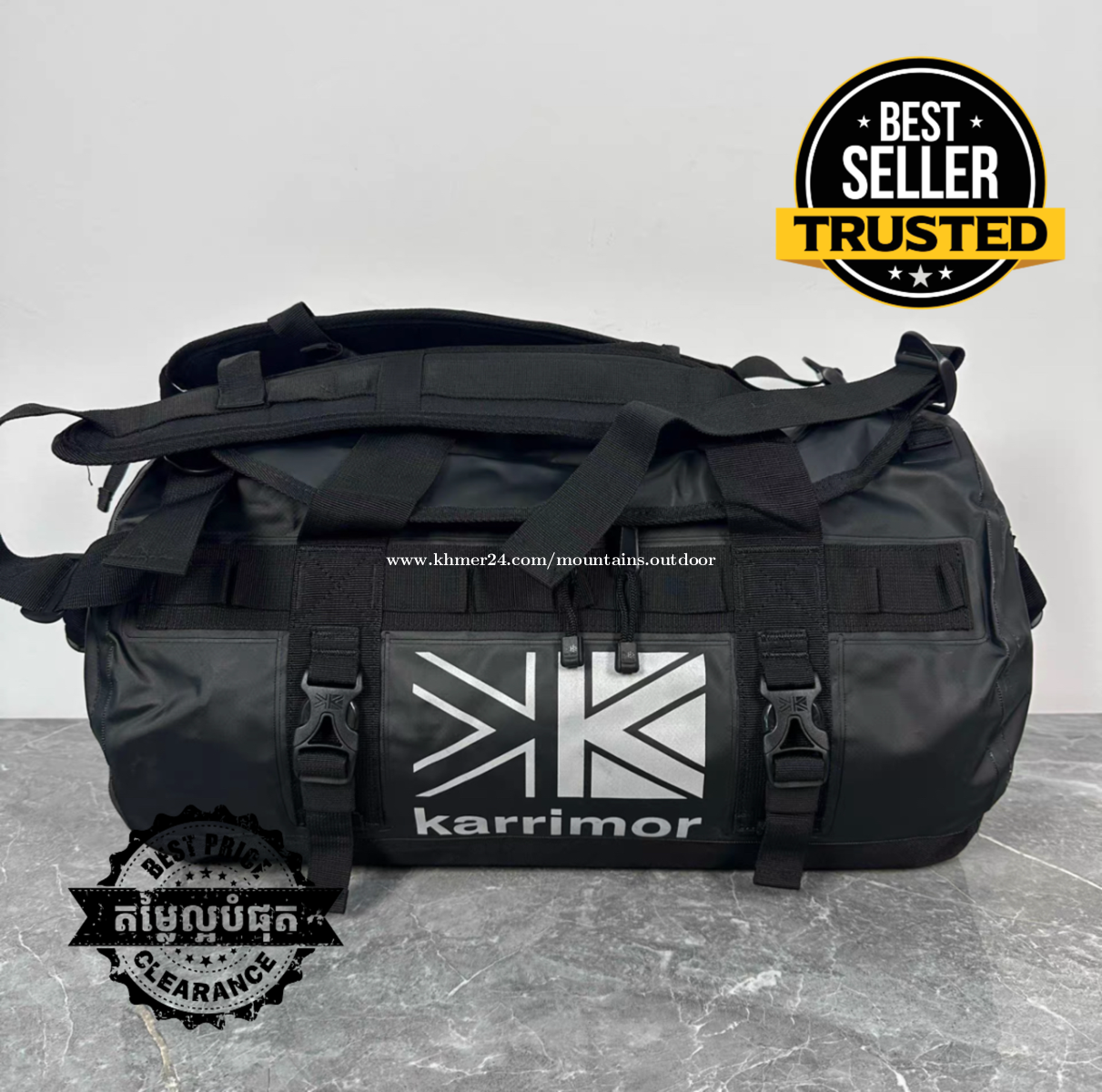 Karrimor 40L/90L Duffle Bag price $35.00 in Tuek Thla