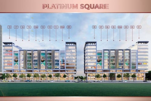 អាគារពាណិជ្ជកម្មជិតរង្វង់មូលសំពៅមាស