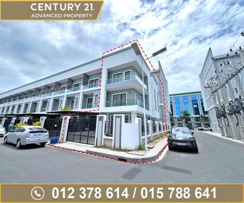 វីឡាកូនកាត់ (កែង) LB ក្នុងបុរី វិមានភ្នំពេញ 598 ផ្លូវឯកឧត្តម​ ជាសុផារ៉ា ត្រូវការលក់បន្ទាន់ខ្លាំង