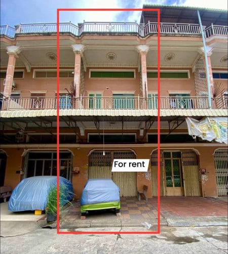 ផ្ទះអាជីវកម្ម សម្រាប់ជួល នៅសង្កាត់ ស្ទឹងមានជ័យShop house for rent at sangkat stoengmeanchey