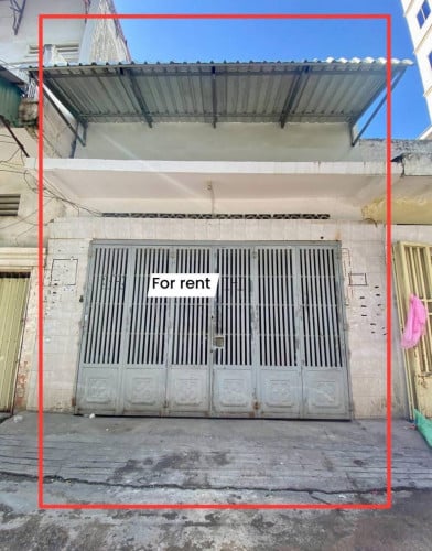 ផ្ទះអាជីវកម្ម សម្រាប់ជួល នៅសង្កាត់ ទឹកល្អក់Shop house for rent at tuek alak